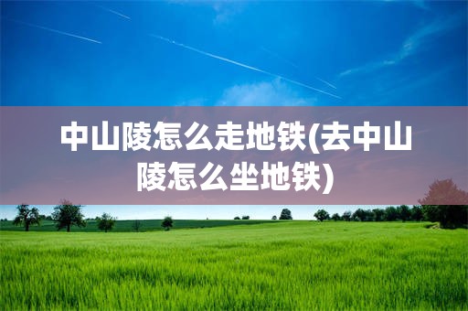 中山陵怎么走地铁(去中山陵怎么坐地铁)