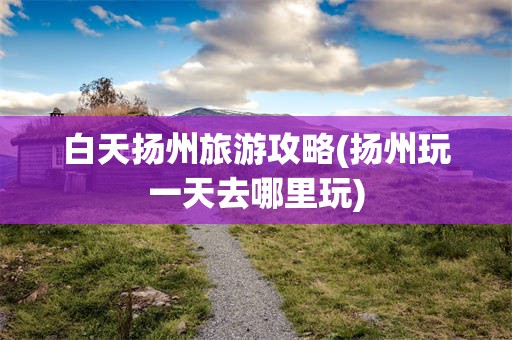 白天扬州旅游攻略(扬州玩一天去哪里玩)
