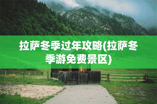 拉萨冬季过年攻略(拉萨冬季游免费景区)