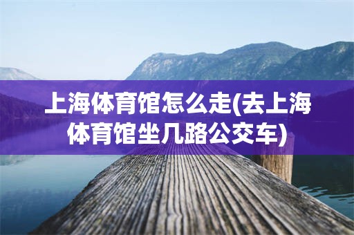 上海体育馆怎么走(去上海体育馆坐几路公交车)