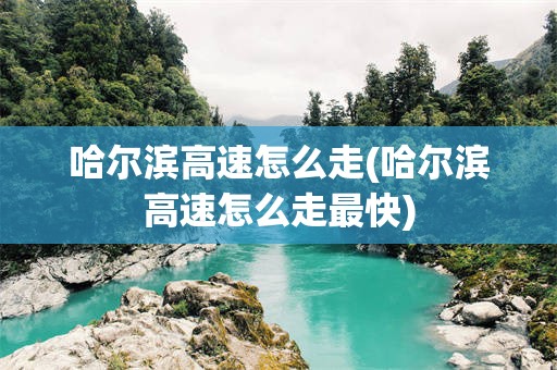 哈尔滨高速怎么走(哈尔滨高速怎么走最快)