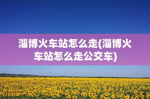 淄博火车站怎么走(淄博火车站怎么走公交车)