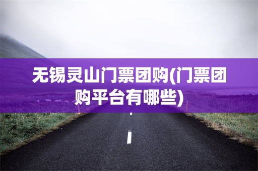 无锡灵山门票团购(门票团购平台有哪些)