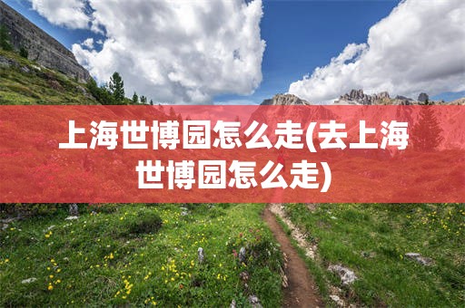 上海世博园怎么走(去上海世博园怎么走)