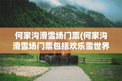 何家沟滑雪场门票(何家沟滑雪场门票包括欢乐雪世界么)