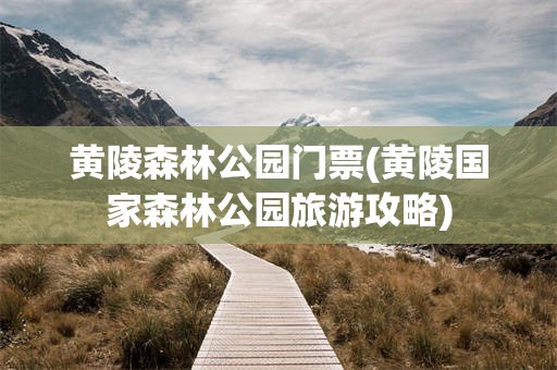 黄陵森林公园门票(黄陵国家森林公园旅游攻略)