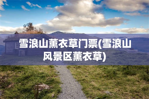 雪浪山薰衣草门票(雪浪山风景区薰衣草)
