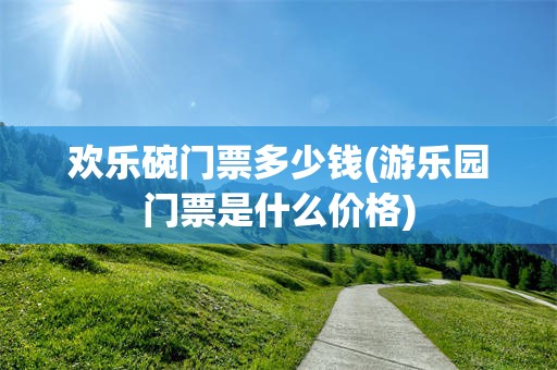 欢乐碗门票多少钱(游乐园门票是什么价格)
