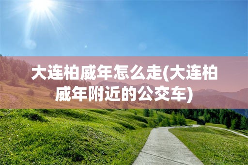 大连柏威年怎么走(大连柏威年附近的公交车)