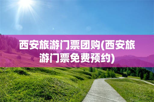 西安旅游门票团购(西安旅游门票免费预约)