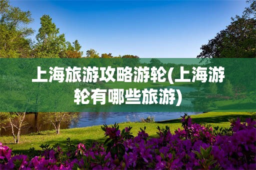 上海旅游攻略游轮(上海游轮有哪些旅游)