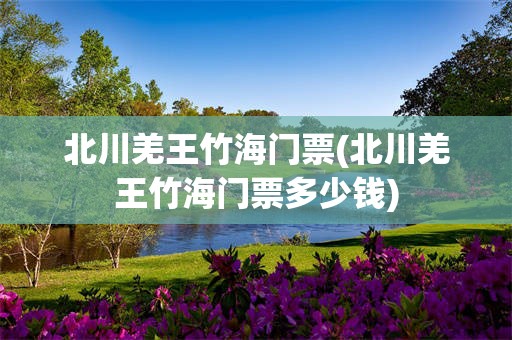 北川羌王竹海门票(北川羌王竹海门票多少钱)