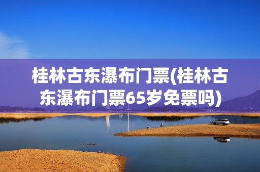 桂林古东瀑布门票(桂林古东瀑布门票65岁免票吗)