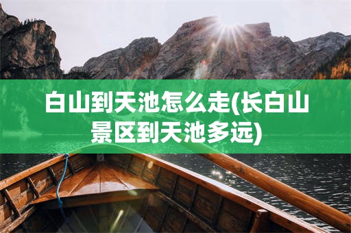 白山到天池怎么走(长白山景区到天池多远)