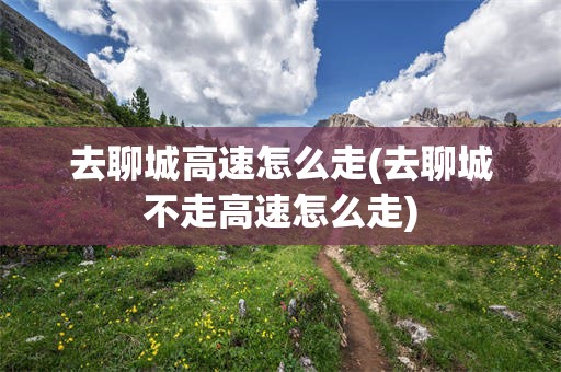 去聊城高速怎么走(去聊城不走高速怎么走)