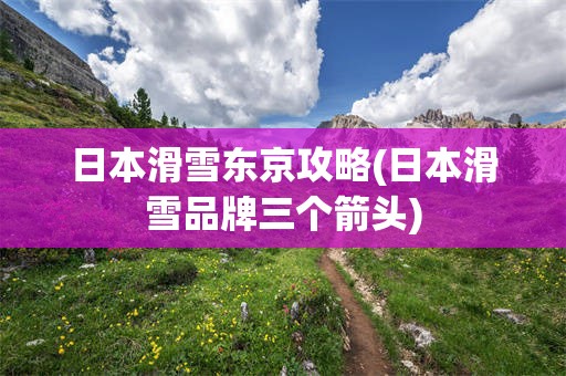 日本滑雪东京攻略(日本滑雪品牌三个箭头)