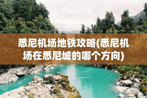 悉尼机场地铁攻略(悉尼机场在悉尼城的哪个方向)