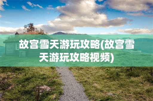 故宫雪天游玩攻略(故宫雪天游玩攻略视频)