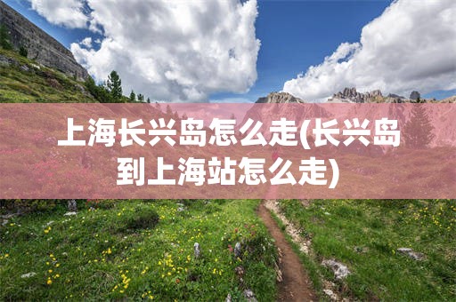 上海长兴岛怎么走(长兴岛到上海站怎么走)