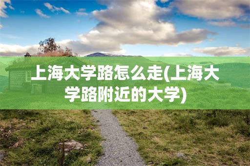 上海大学路怎么走(上海大学路附近的大学)