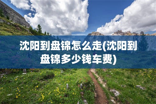 沈阳到盘锦怎么走(沈阳到盘锦多少钱车费)