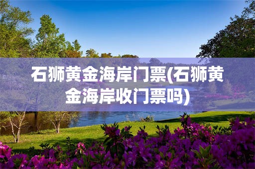石狮黄金海岸门票(石狮黄金海岸收门票吗)