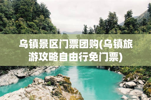 乌镇景区门票团购(乌镇旅游攻略自由行免门票)
