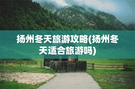 扬州冬天旅游攻略(扬州冬天适合旅游吗)