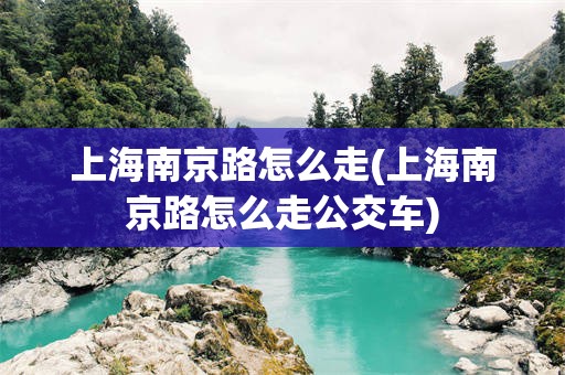 上海南京路怎么走(上海南京路怎么走公交车)