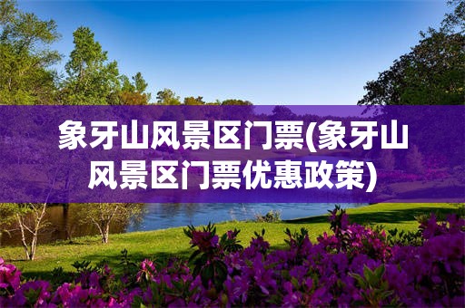 象牙山风景区门票(象牙山风景区门票优惠政策)