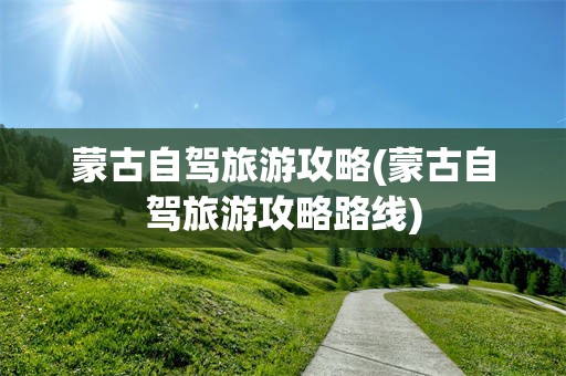 蒙古自驾旅游攻略(蒙古自驾旅游攻略路线)