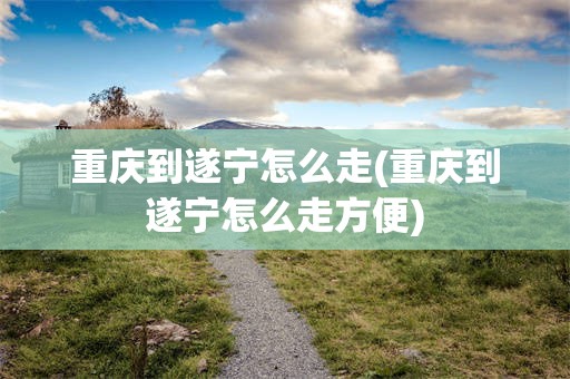 重庆到遂宁怎么走(重庆到遂宁怎么走方便)