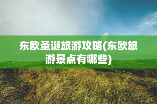 东欧圣诞旅游攻略(东欧旅游景点有哪些)