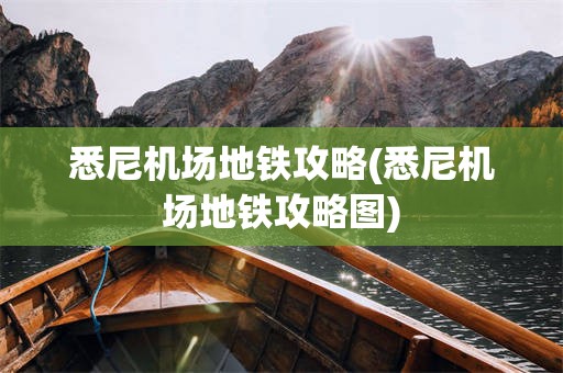 悉尼机场地铁攻略(悉尼机场地铁攻略图)