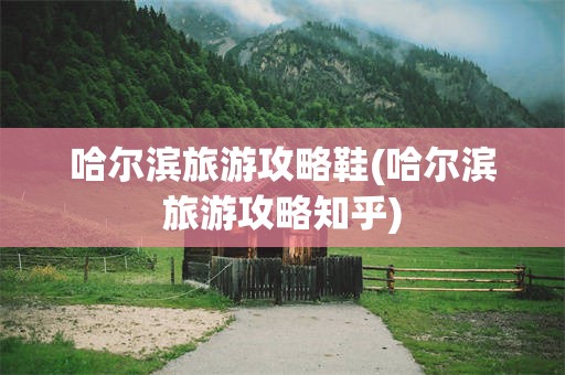 哈尔滨旅游攻略鞋(哈尔滨旅游攻略知乎)