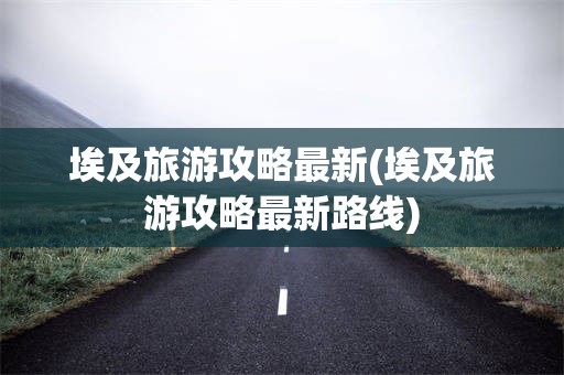 埃及旅游攻略最新(埃及旅游攻略最新路线)