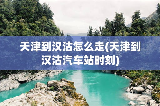 天津到汉沽怎么走(天津到汉沽汽车站时刻)