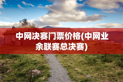 中网决赛门票价格(中网业余联赛总决赛)