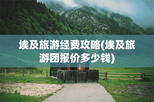 埃及旅游经费攻略(埃及旅游团报价多少钱)