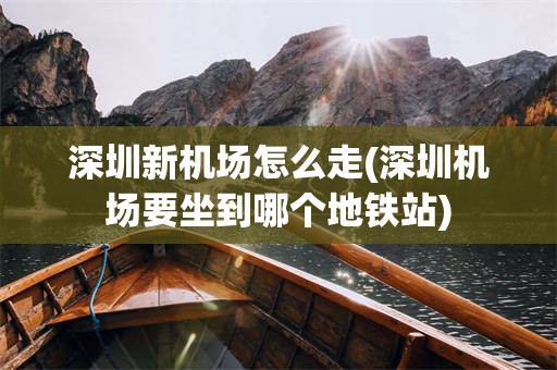深圳新机场怎么走(深圳机场要坐到哪个地铁站)