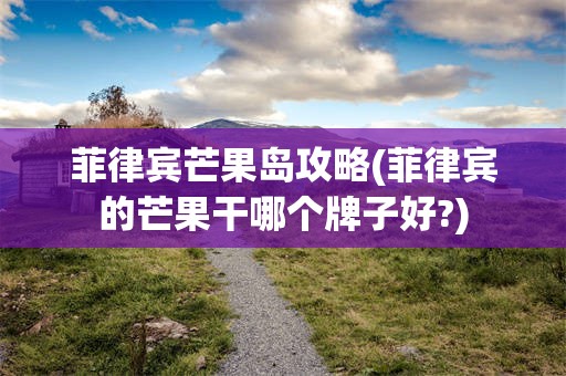 菲律宾芒果岛攻略(菲律宾的芒果干哪个牌子好?)