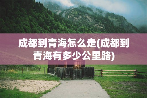 成都到青海怎么走(成都到青海有多少公里路)