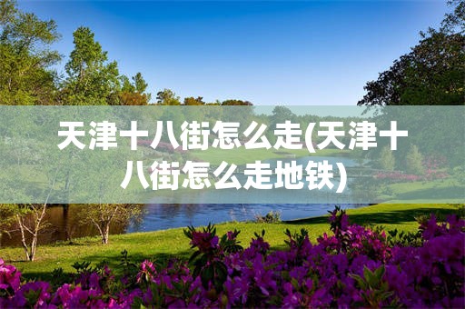 天津十八街怎么走(天津十八街怎么走地铁)
