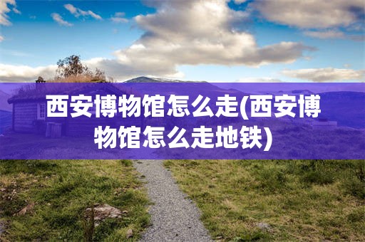 西安博物馆怎么走(西安博物馆怎么走地铁)