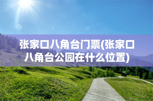 张家口八角台门票(张家口八角台公园在什么位置)