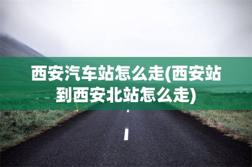 西安汽车站怎么走(西安站到西安北站怎么走)