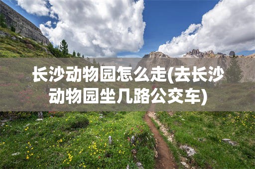 长沙动物园怎么走(去长沙动物园坐几路公交车)