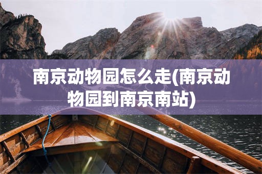 南京动物园怎么走(南京动物园到南京南站)