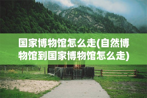 国家博物馆怎么走(自然博物馆到国家博物馆怎么走)