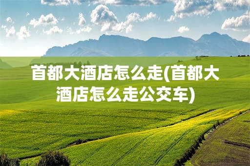 首都大酒店怎么走(首都大酒店怎么走公交车)